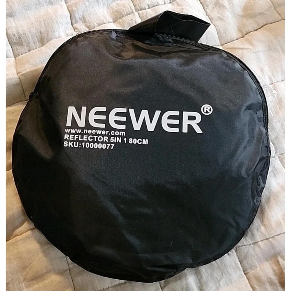 Neewer 32-Inch 80CM Portable 5 in 1 Collapsible Round Multi Disc Light Reflector